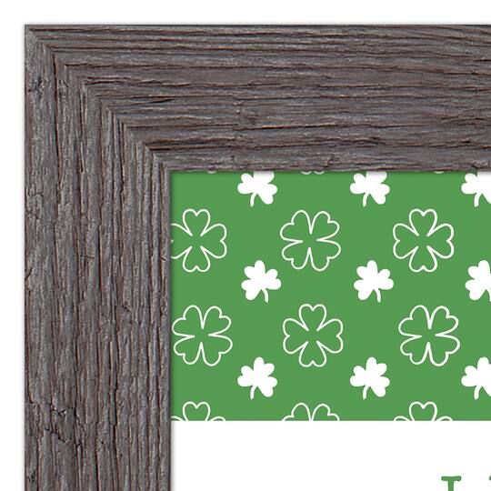 Lets Get Shamrocked Framed Print 2 11" x 14" Western Gray Framed Print